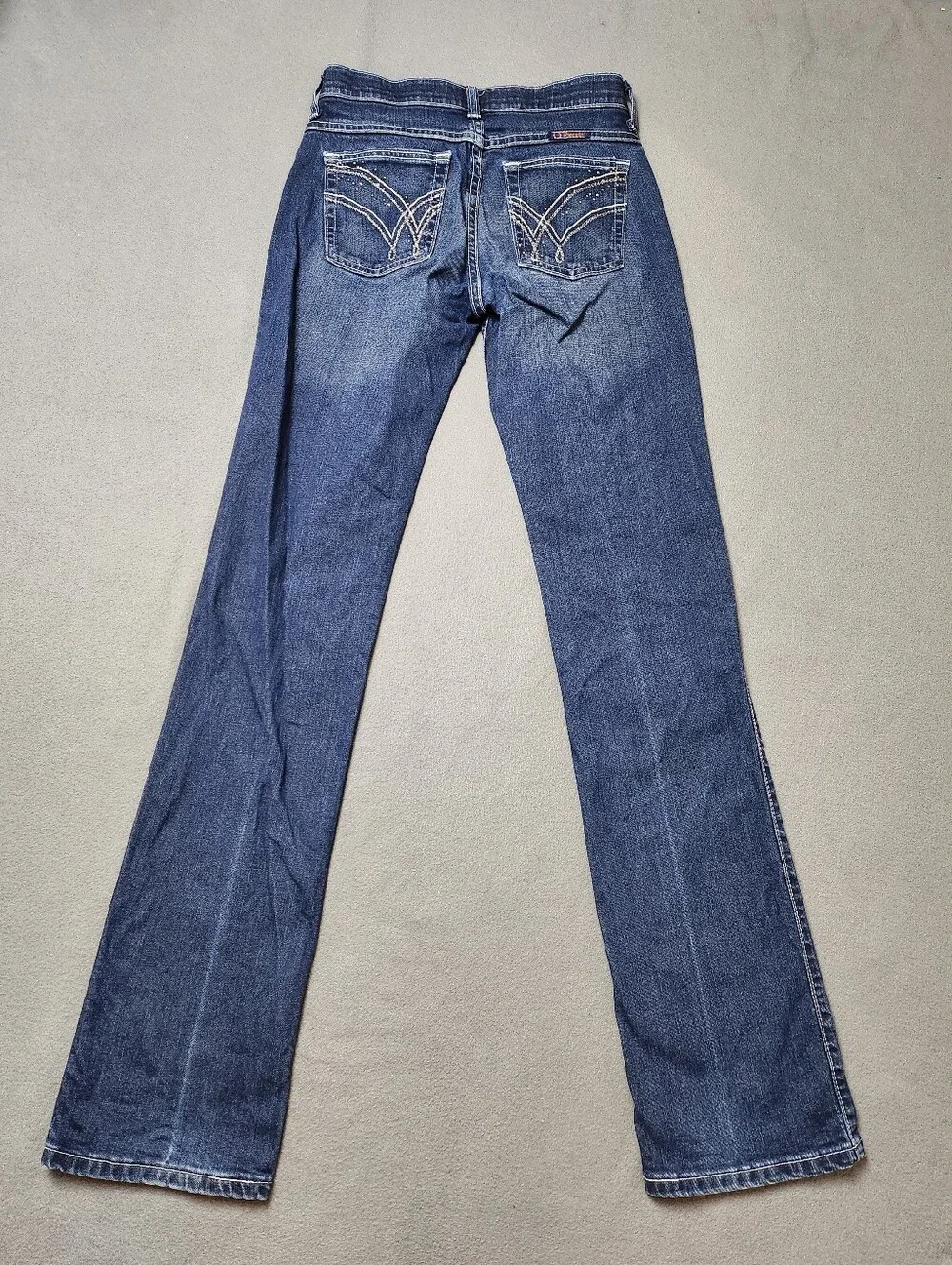 Wrangler Ultimate Riding Q-Baby Mid Rise Jeans Bootcut - Picture 2 of 14